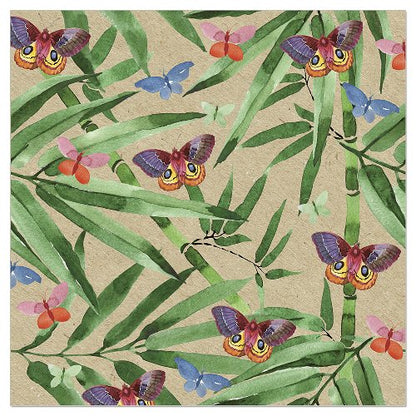 Luncheon Napkin Butterfly Bamboo