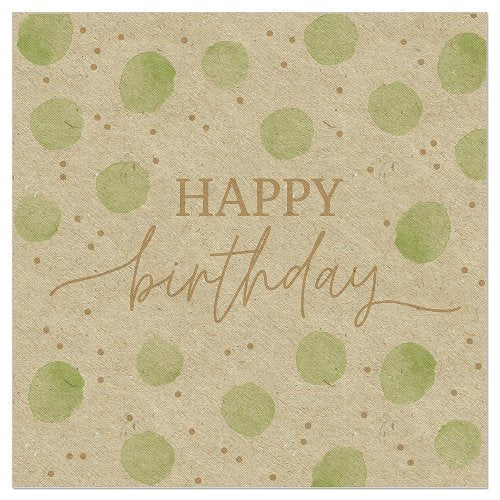 Luncheon Napkin Birthday Dots