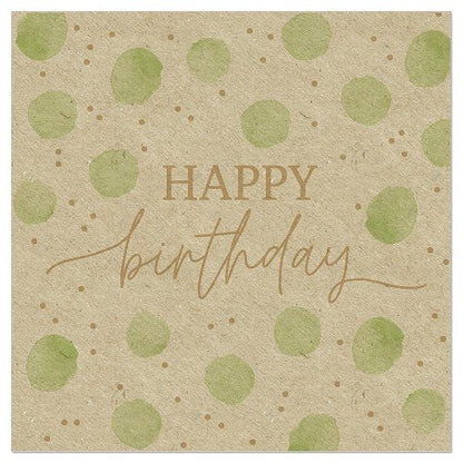 Luncheon Napkin Birthday Dots