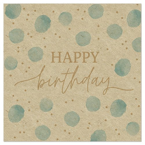 Luncheon Napkin Birthday Dots