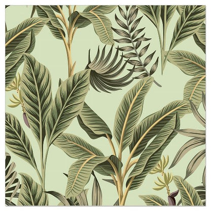 Luncheon Napkin Tropical Leaves
