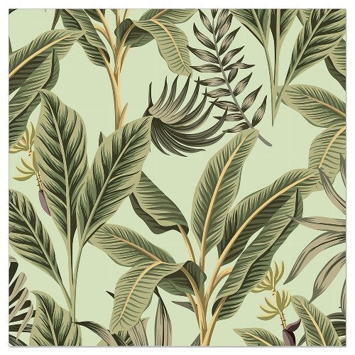 Luncheon Napkin Tropical Leaves