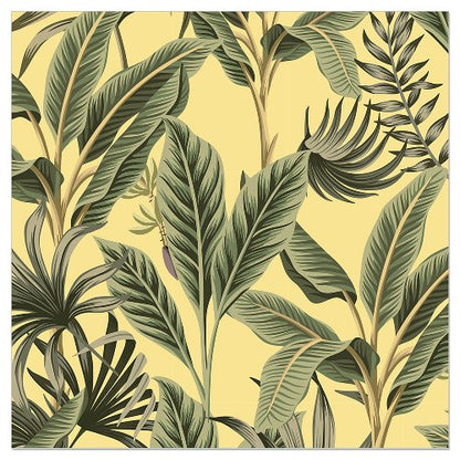 Luncheon Napkin Tropical Leaves