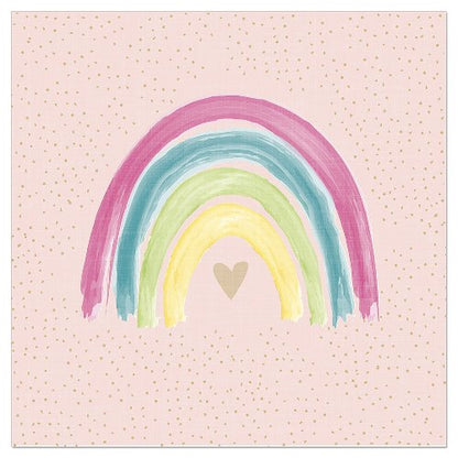 Luncheon Napkin Rainbow Love