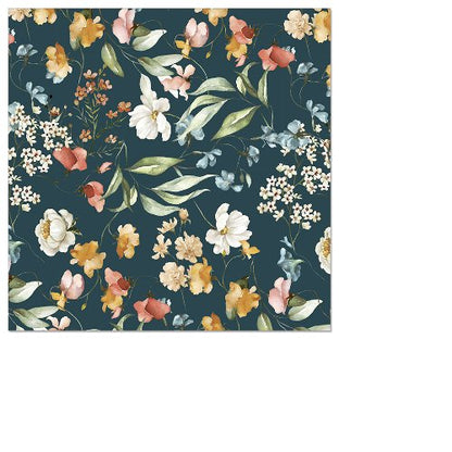 Beverage Napkin Garden Flowers