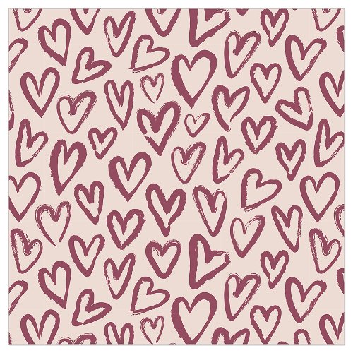 Luncheon Napkin Handmade Hearts