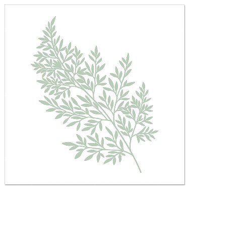 Beverage Napkin Fern
