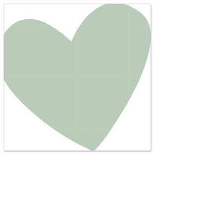 Beverage Napkin Big Heart