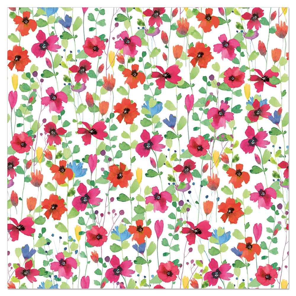 Luncheon Napkin Wildflowers