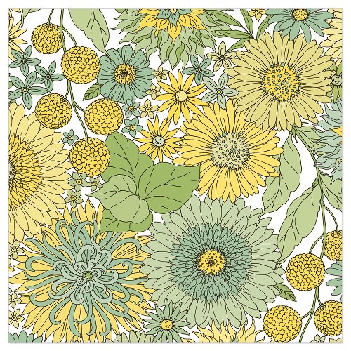 Luncheon Napkin Sunflower