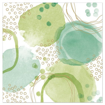 Luncheon Napkin Watercolour Ink Splotch