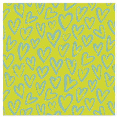 Luncheon Napkin Handmade Hearts