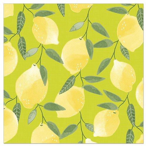 Luncheon Napkin Lemons