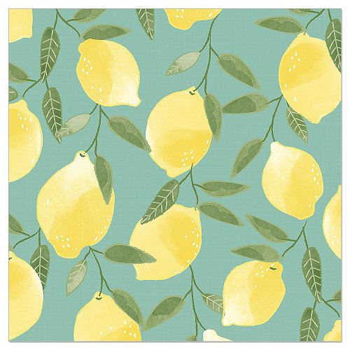 Luncheon Napkin Lemons