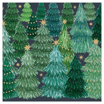 Luncheon Napkin Christmas Tree Farm