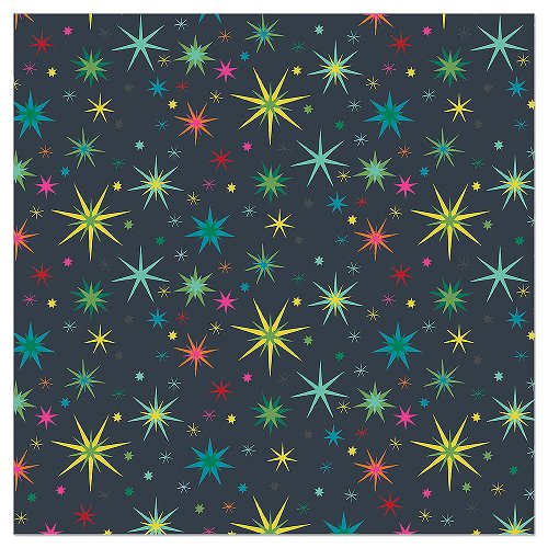 Luncheon Napkin Holiday Stars