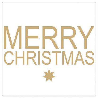 Luncheon Napkin Merry Christmas