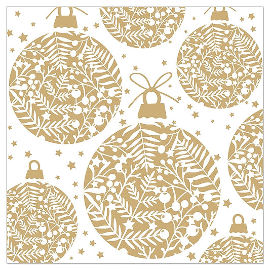 Luncheon Napkin Christmas Ornaments