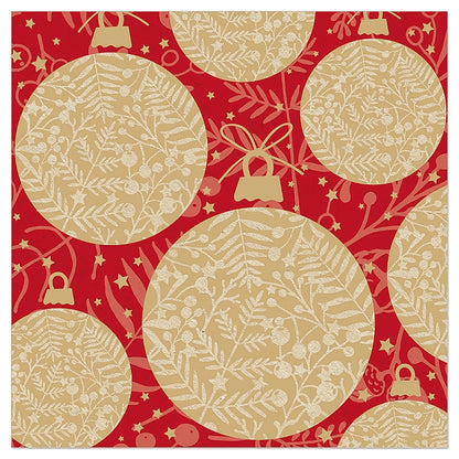 Luncheon Napkin Christmas Ornaments