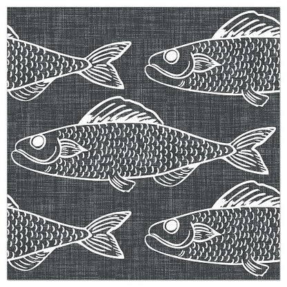 Luncheon Napkin Gone Fishing