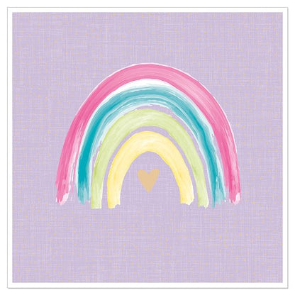 Luncheon Napkin Rainbow Love