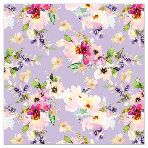 Luncheon Napkin Floral Bouquet