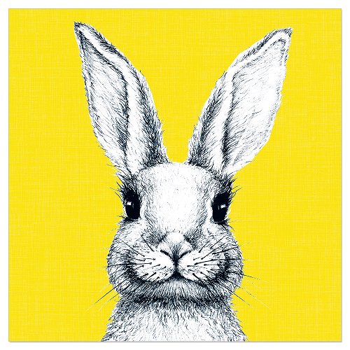 Luncheon Napkin Easter Bunny