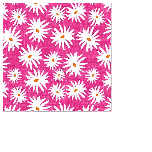 Beverage Napkin Daisies