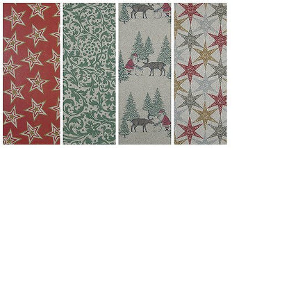 Gift Wrap Roll Set - Grass Paper Christmas