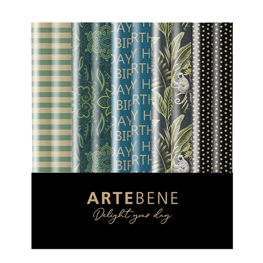 Gift Wrap Roll Set - Jungle Birthday