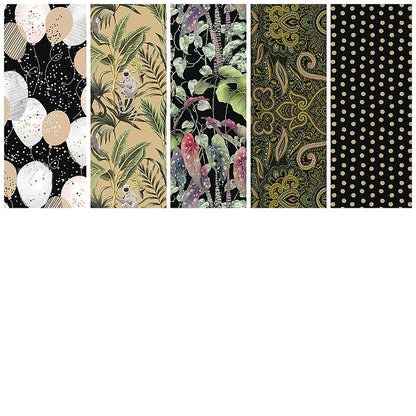 Gift Wrap Roll Set - Jungle Balloons
