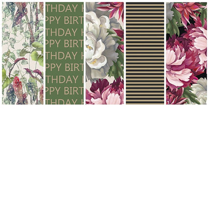 Gift Wrap Roll Set - Exotic Garden