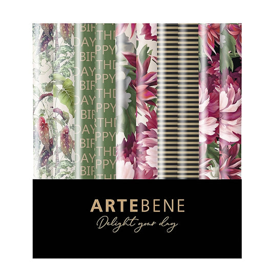 Gift Wrap Roll Set - Exotic Garden