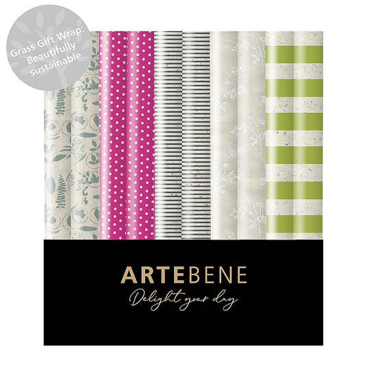Gift Wrap Roll Set - Grass Paper Basics