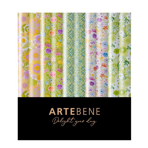 Gift Wrap Roll Set - Flower Field