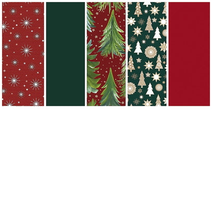 Gift Wrap Roll Set - Christmas Trees