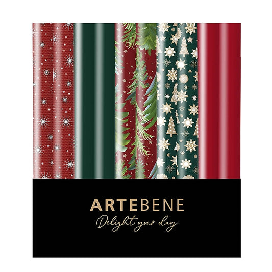 Gift Wrap Roll Set - Christmas Trees