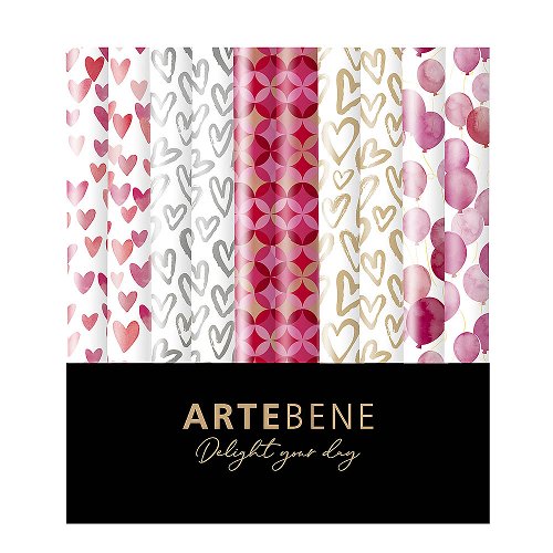 Gift Wrap Roll Set - Sweetheart Blossoms