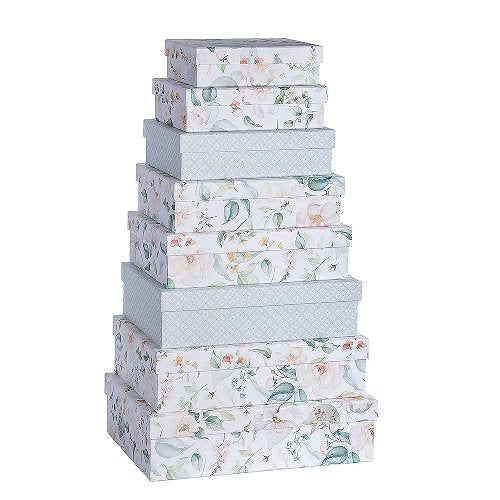 8pc Nesting Gift Box Set - Love Story