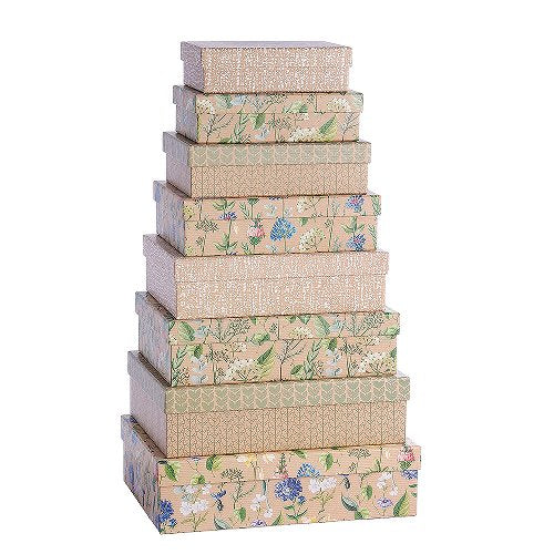 8pc Nesting Gift Box Set - Botanical Dream