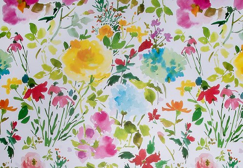 50x70cm Gift Wrap Paper - Flower Fields