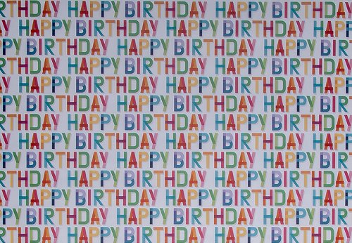 50x70cm Gift Wrap Paper - Cheerful Wrap