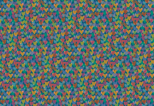 50x70cm Gift Wrap Paper - Passionate Hearts