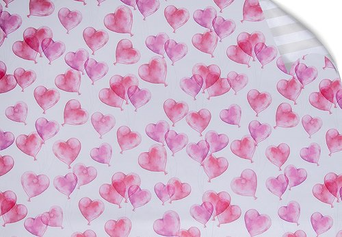 50x70cm Gift Wrap Paper - Petal Hearts