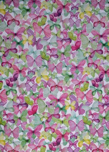 70x100cm Gift Wrap Paper - Butterfly Kiss