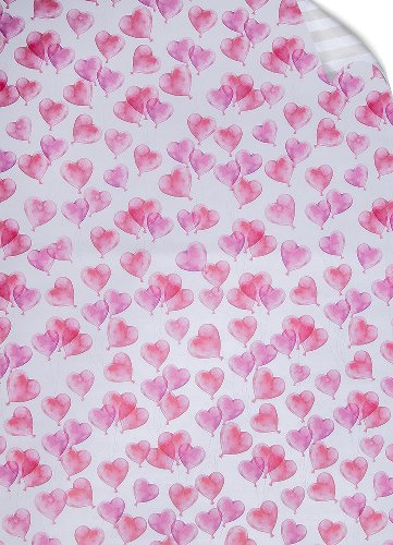 70x100cm Gift Wrap Paper - Petal Hearts