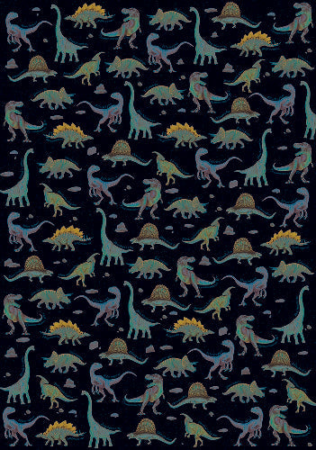 70x100cm Gift Wrap Paper - Safari Friends
