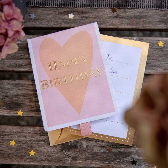 Voucher Envelope Small - Birthday Heart