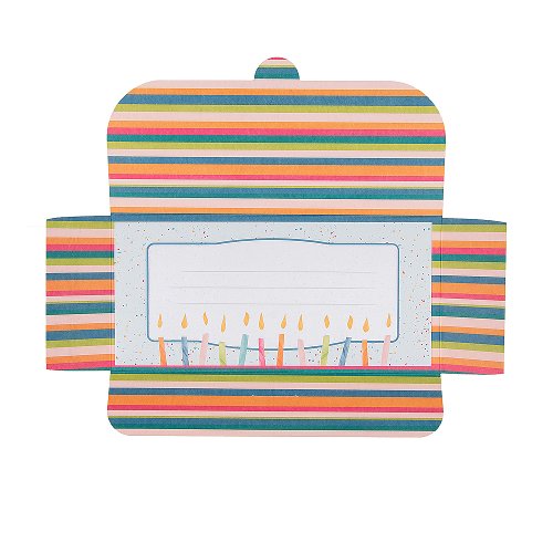 Voucher Envelope Large - Birthday Candles