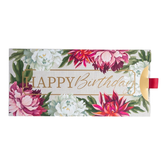 Voucher Envelope Large - Autumn Blossom Happy Birthday